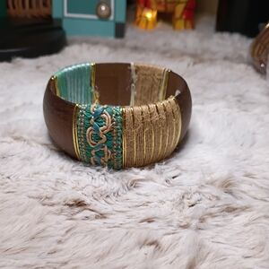 Bohemian Multicolor Bangle Bracelet